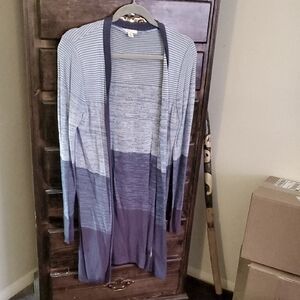 Women's Striped Cardigan Sweater